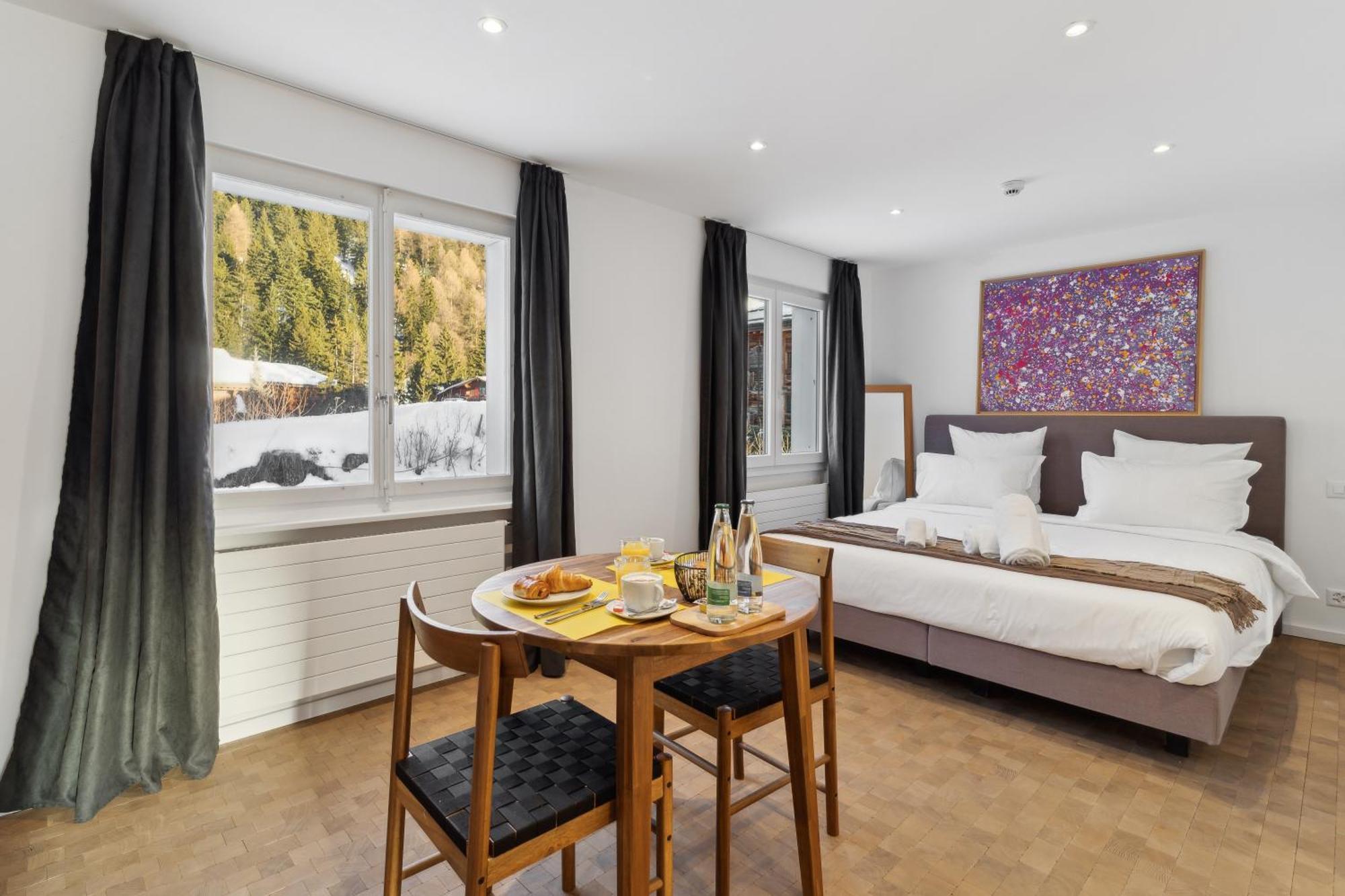 Crans Montana Suites ภายนอก รูปภาพ