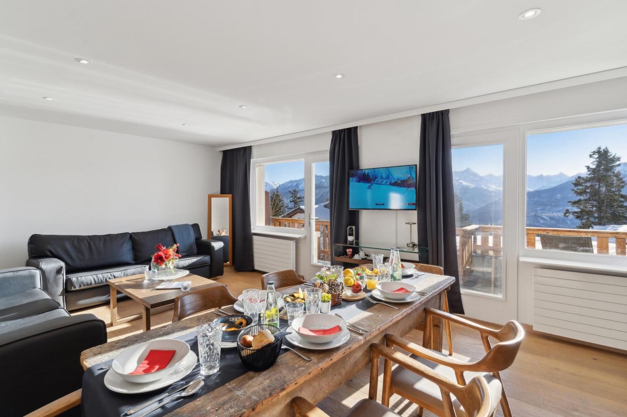 Crans Montana Suites ภายนอก รูปภาพ