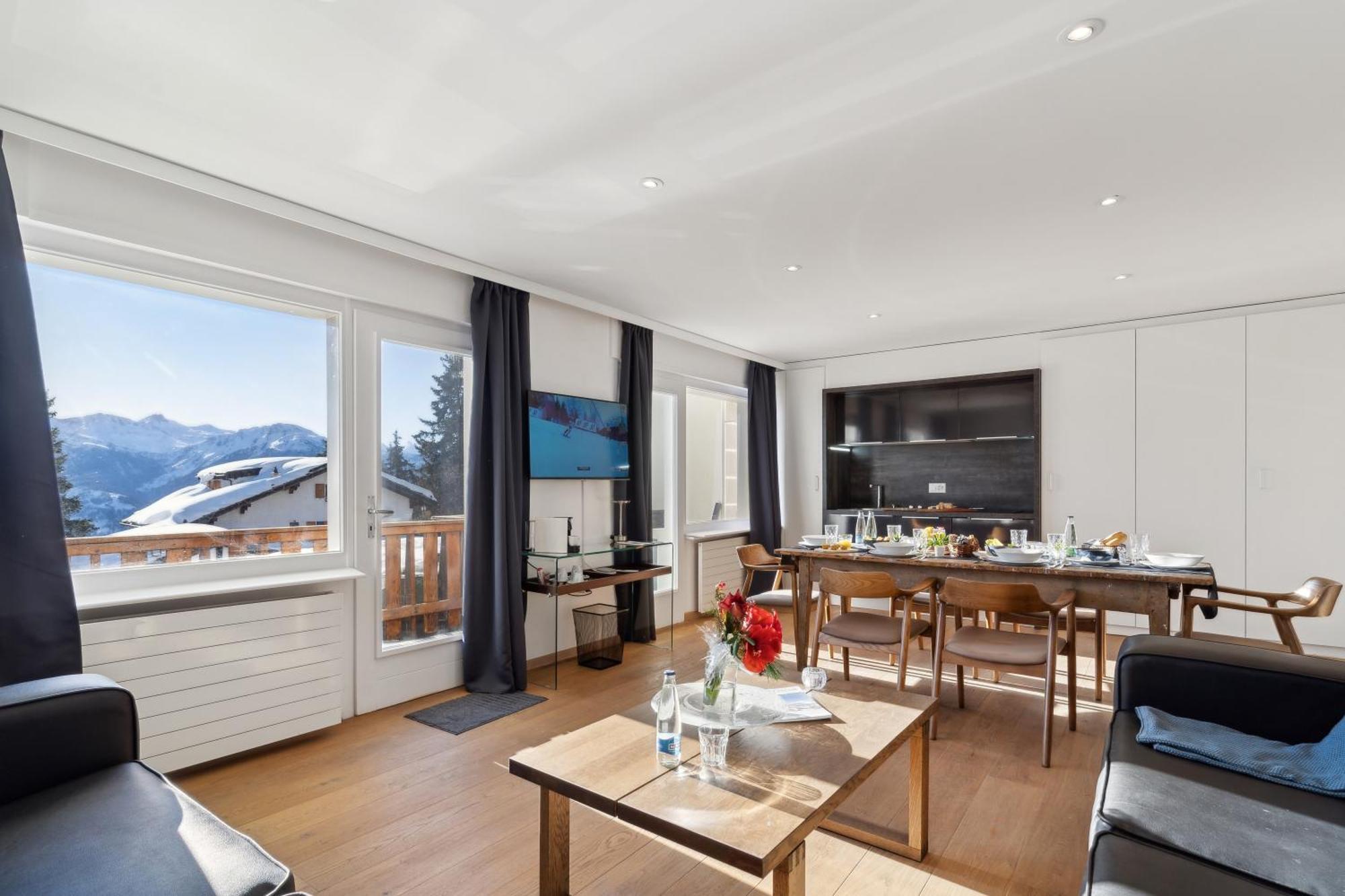 Crans Montana Suites ภายนอก รูปภาพ